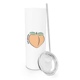 Just Peachy Stainless Steel Summer Tumbler