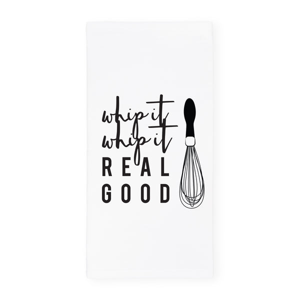 The Cotton and Canvas Co. Whip It, Whip It Real Good Kitchen Tea Towel