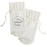 Will You Be My Bridesmaid? Cotton Canvas Wine Bag - The Cotton and Canvas Co.