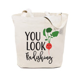 You Look Radishing Cotton Canvas Tote Bag - The Cotton and Canvas Co.