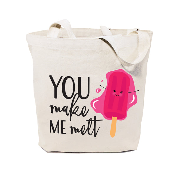 The Cotton and Canvas Co. You Make Me Melt Cotton Canvas Tote Bag