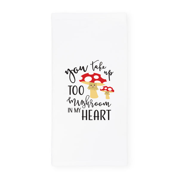 The Cotton and Canvas Co. You Take Too Mushroom In My Heart Kitchen Tea Towel