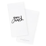 You Wash and I'll Dry Kitchen Tea Towel, 2-Pack - The Cotton and Canvas Co.