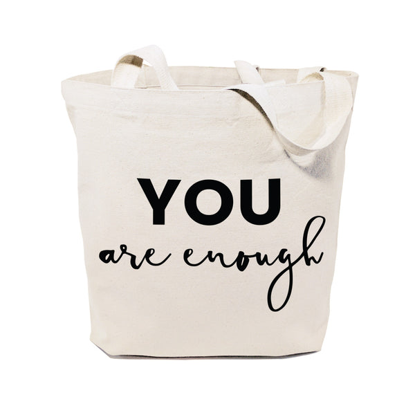 The Cotton and Canvas Co. You Are Enough Cotton Canvas Tote Bag