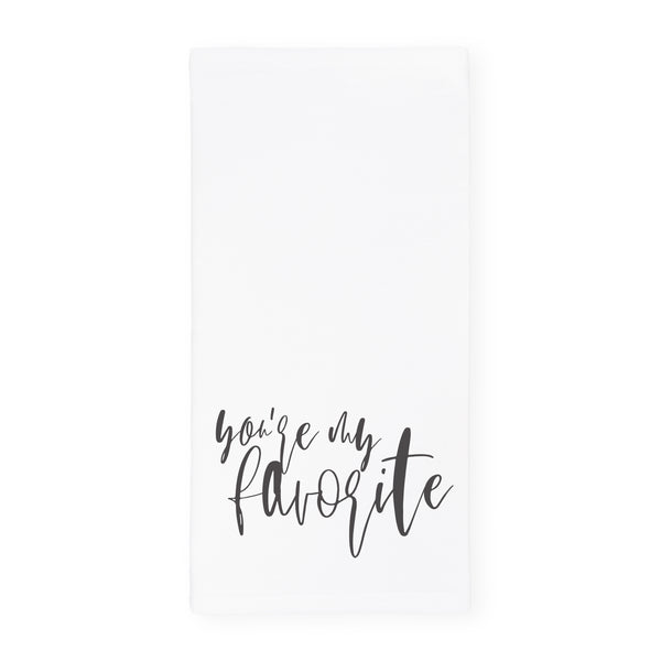 The Cotton and Canvas Co. You're My Favorite Kitchen Tea Towel