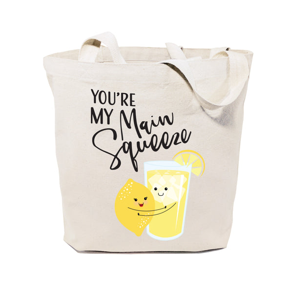 The Cotton and Canvas Co. You're My Main Squeeze Cotton Canvas Tote Bag