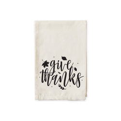 Give Thanks Cotton Muslin Napkins - The Cotton and Canvas Co.