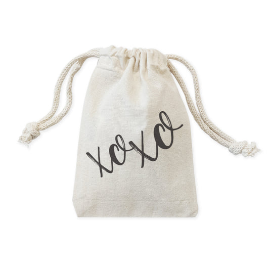 XOXO Wedding Favor Bags, 6-Pack - The Cotton and Canvas Co.